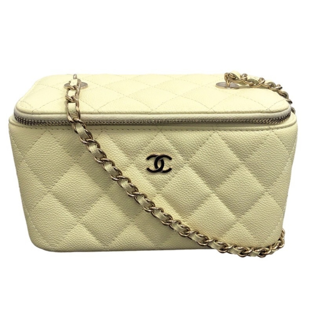 CHANEL Small Vanity Caviar Skin Shoulder Bag